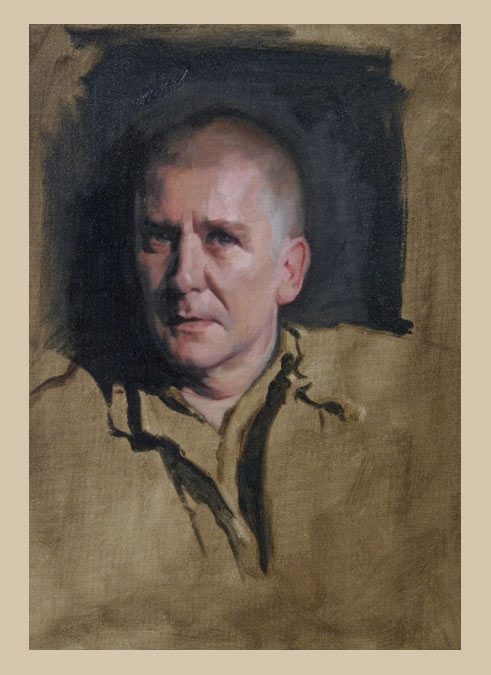 Wet on wet painting, portraits by Louis Smith